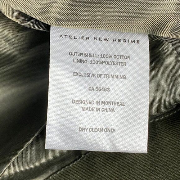 Atelier new Regime Men's Army Green Shirt Jacket US M - Picture 13 of 13